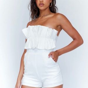 Princess Polly white Romper